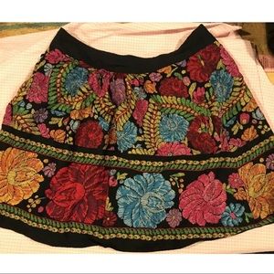 Anthropologie Edme Esyllte Floral Skirt Size S